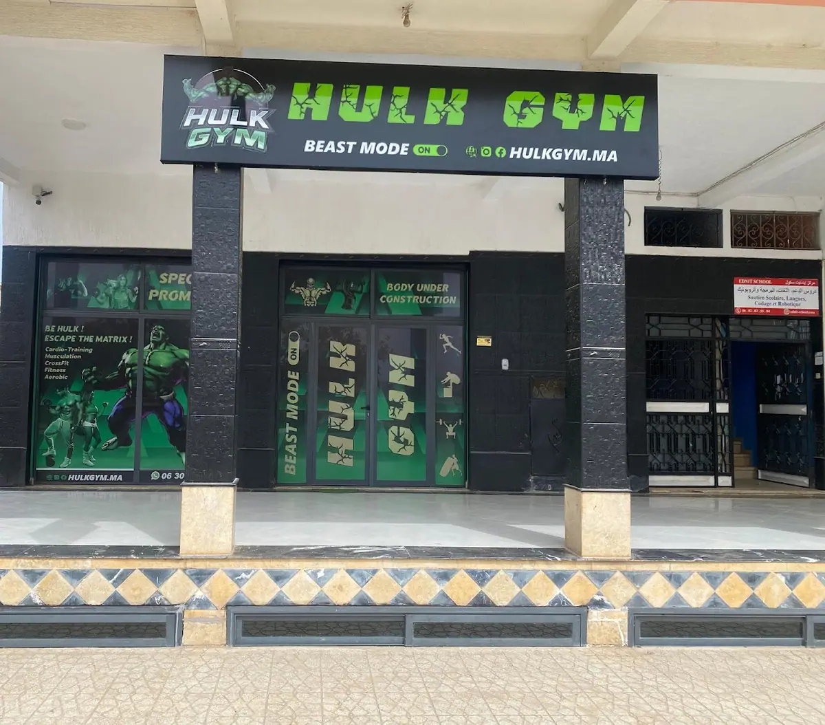 Hulk GYM · Fitness & Musculation · Rabat