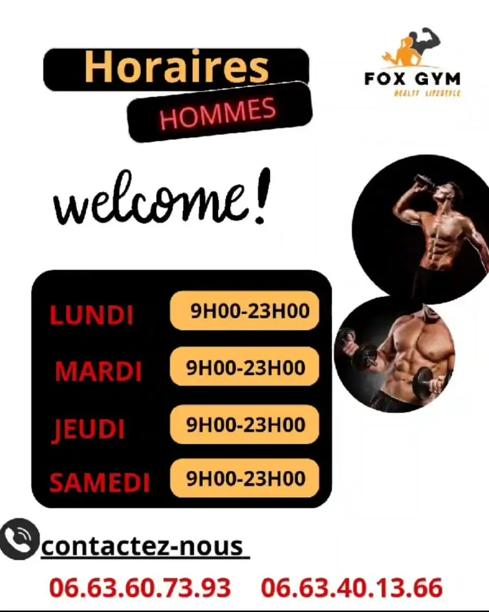 Fox Gym · Fitness & Musculation · Tanger