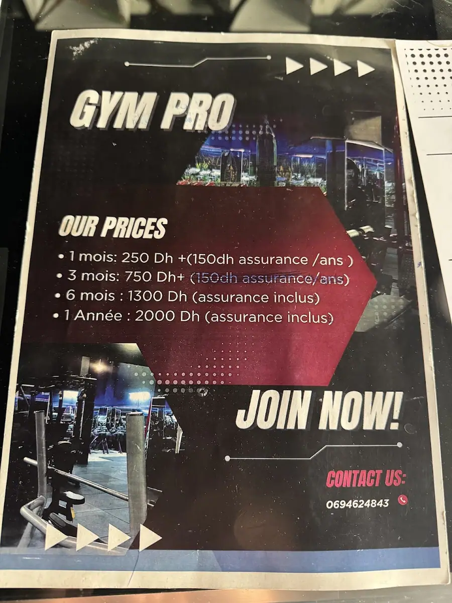 Gym pro · Fitness & Musculation · Fès · photo 3